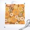 Orange Floral Retro Flower Vintage Nostalgia Mustard Seventies Custom Printed Fabric by Spoonflower Various Fabrics by the Yard or Fat Quarter